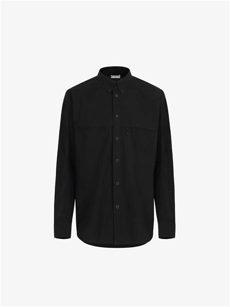 givenchy perforated shirt|givenchy tops.